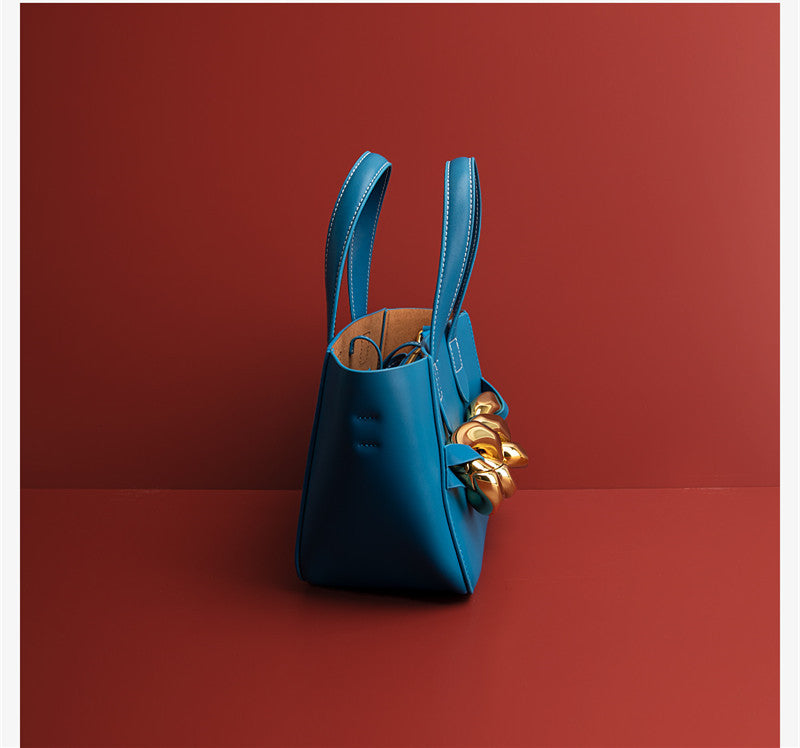 Sac à main à chaîne épaisse au design de niche