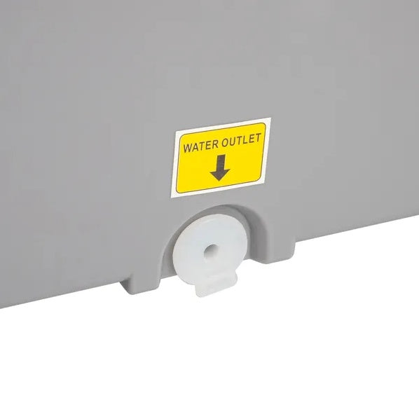 3 In 1 Portable Evaporative Cooler,Indoor,Outdoor,2353CFM Personal Air Cooler,7.9 Gal Large Water Tank & Scroll Casters, 4 Ice Packs,White, Manual Control