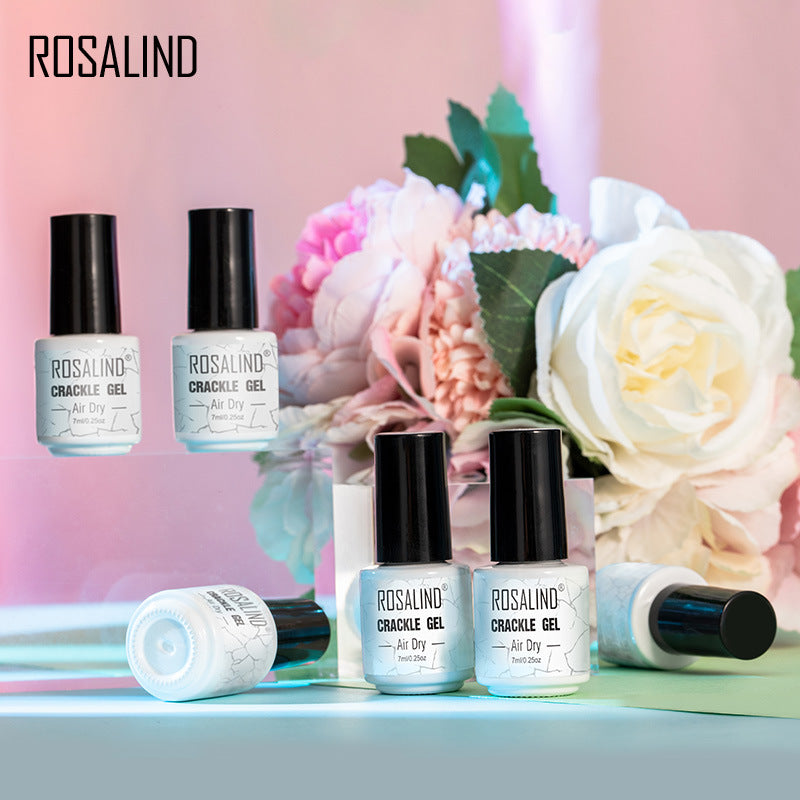 غراء أظافر ROSALIND المتشقق، مجموعة غراء Kodan المتطاير، غراء الأشعة فوق البنفسجية، طلاء أظافر متشقق