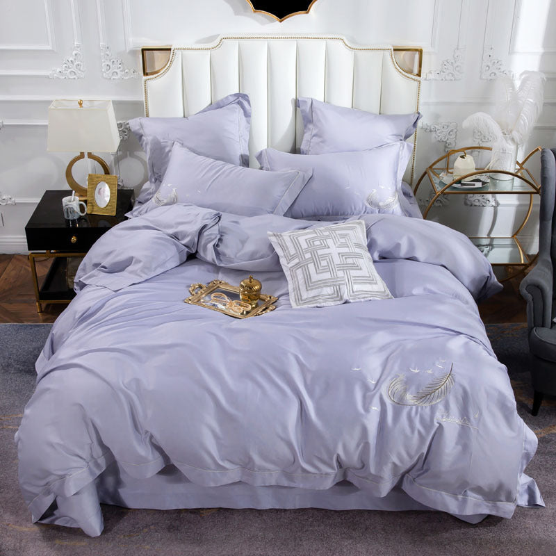 Egyptian Cotton Bedding Set Luxury Feather