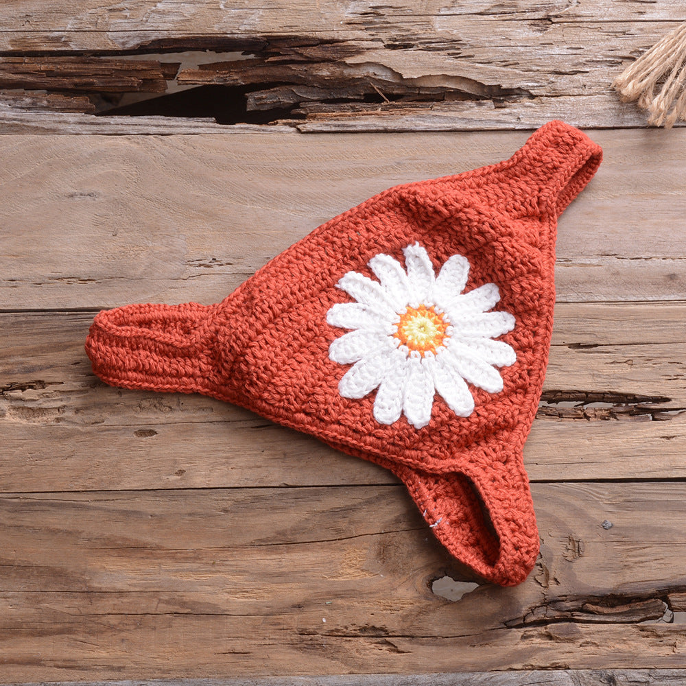 Amazon Hot Bikini European And American Handmade Tassel Bohemian Swimsuit Sexy Ladies Beach Split Swimsuit