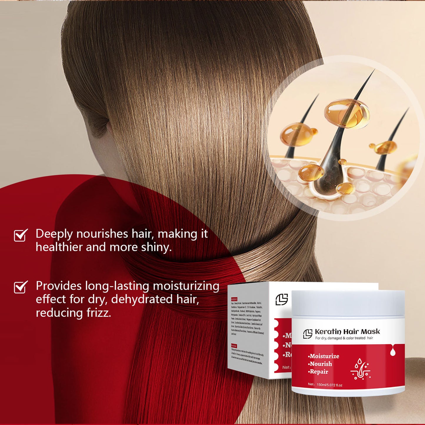 Keratin Hair Mask 150ml