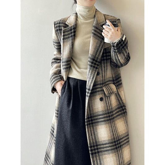 Retro Double-faced Woolen Goods Coat