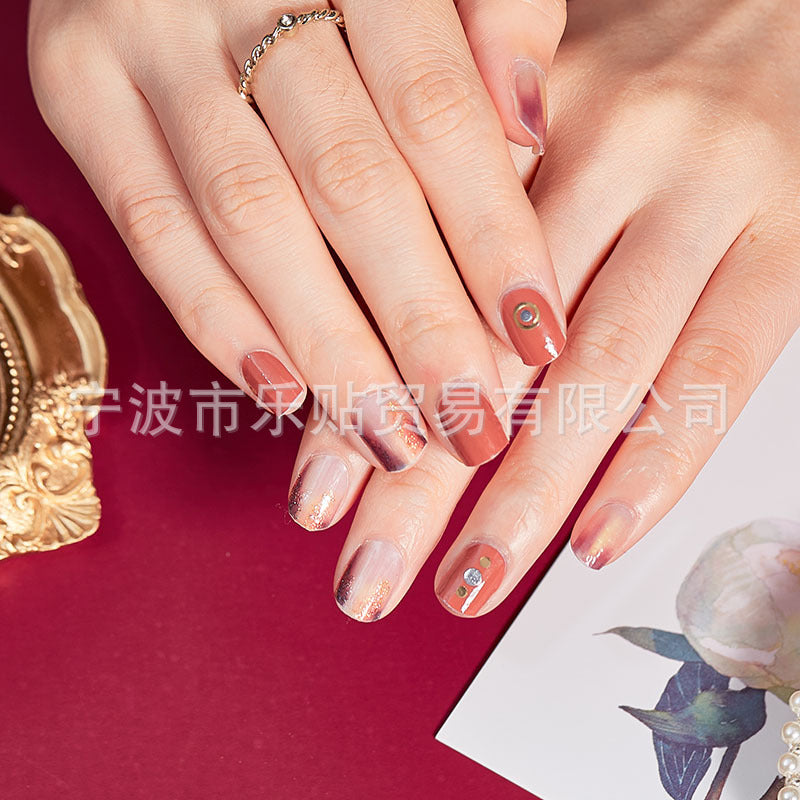 Nordic Fashion Nail Stickers Manicure Full Sticker Finger Sticker Nail Sticker Recruitment