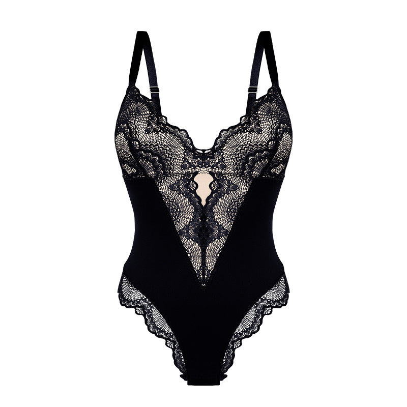 Women's Fashion Personalized Lace One-piece Corset