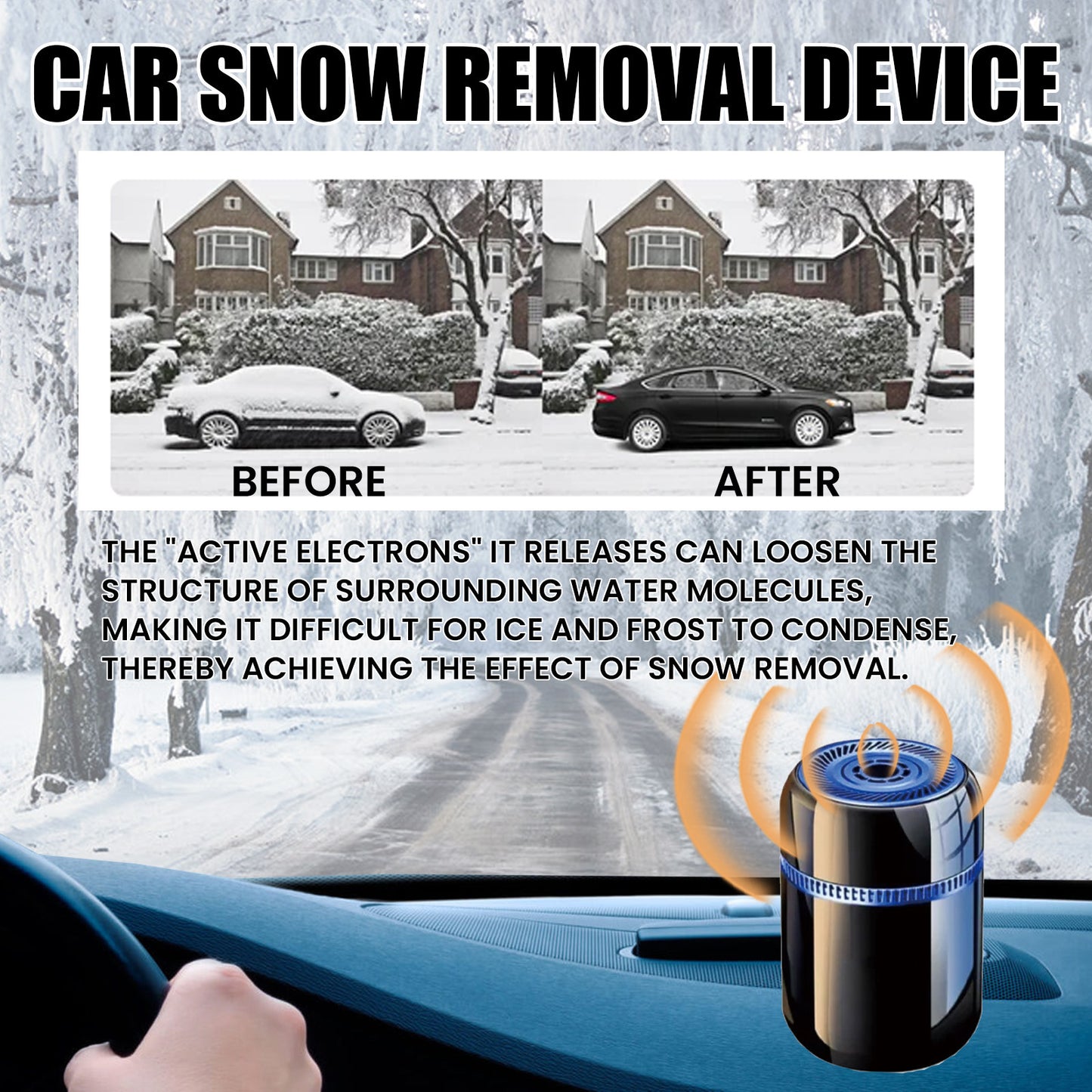 Car Windshield Anti-icing Defrost Artifact Fast Snow Melting Convenient Snow Removal Tool