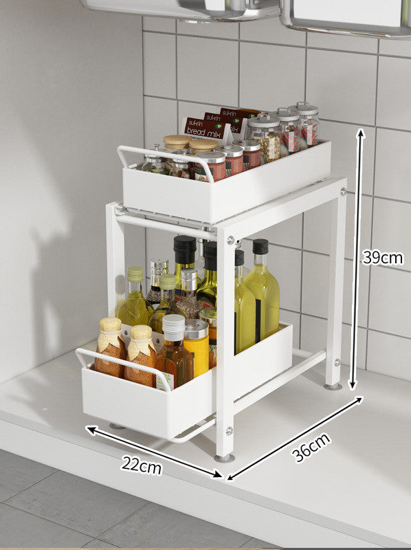 Household Pull-out Multi-layer Storage Cabinet