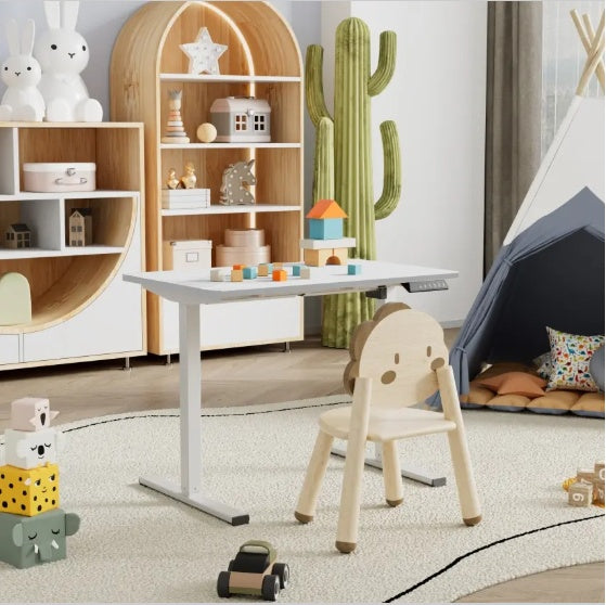 Electric Standing Desk Whole Piece Adjustable Height Desk Home Office Computer Workstation Sit Stand Up Desk