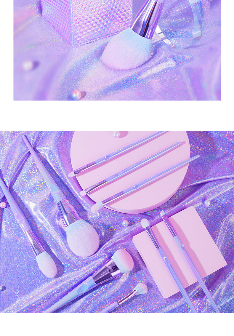 Fashion Hot Sale Mermaid Makeup Brush Set Soft
