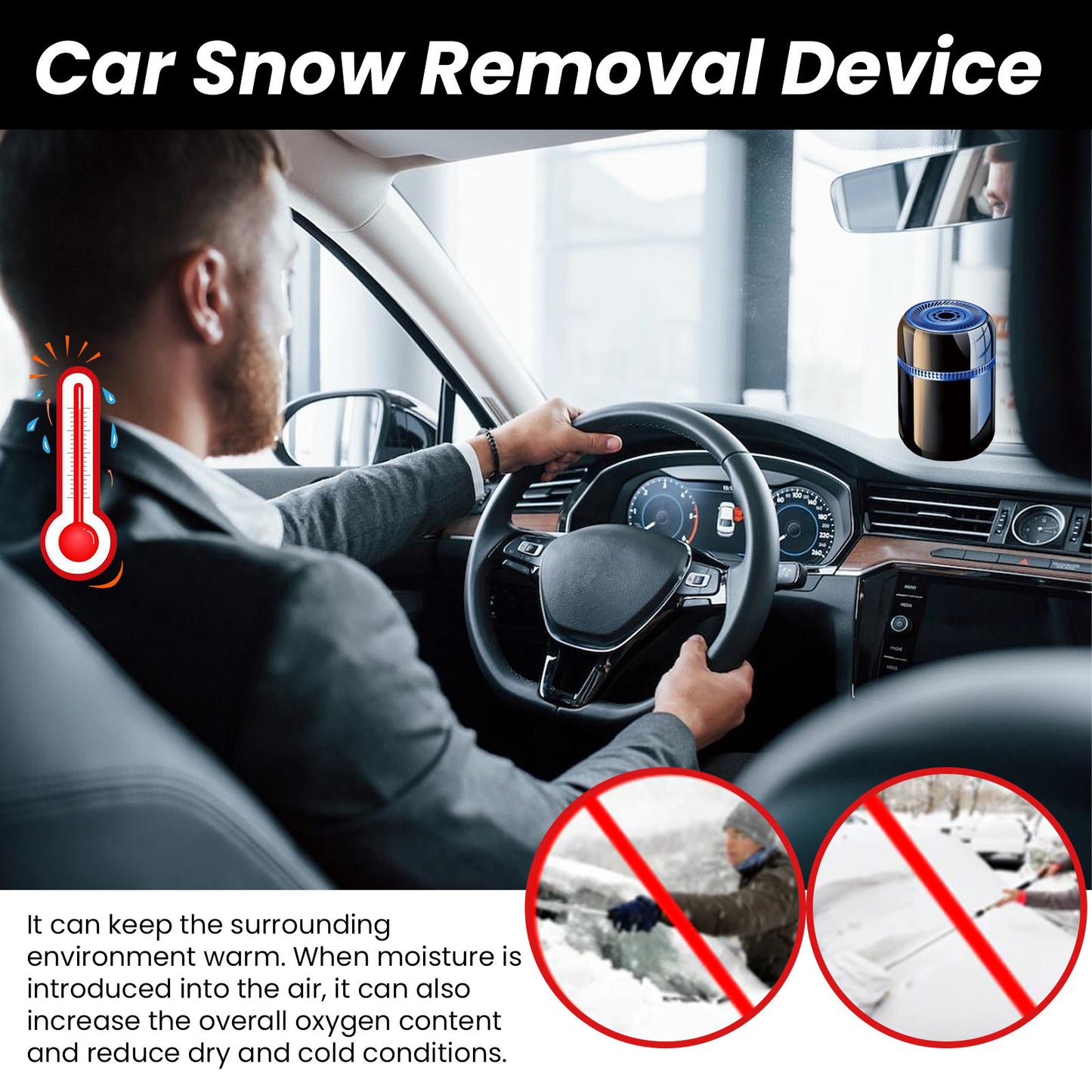 Car Windshield Anti-icing Defrost Artifact Fast Snow Melting Convenient Snow Removal Tool