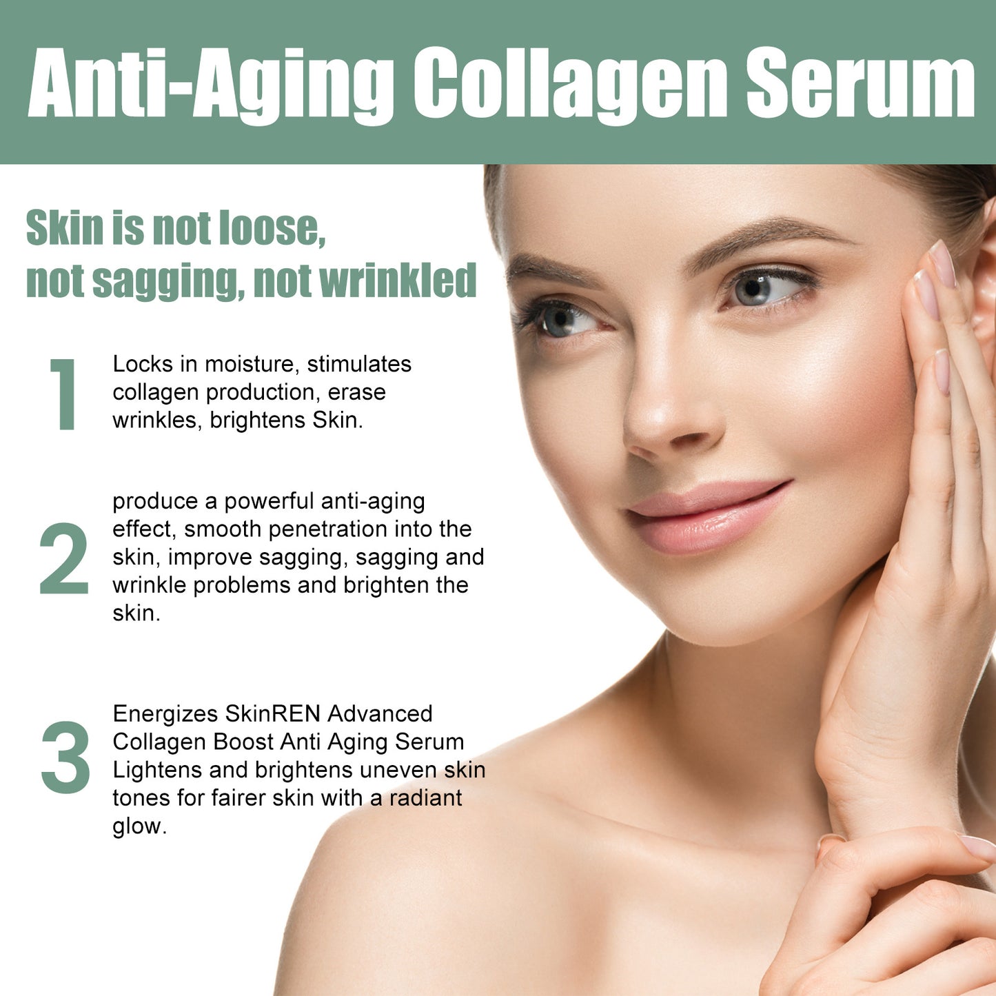 مستحضر EELHOE Collagen المضاد للشيخوخة يخفف من الخطوط الدقيقة ويرطب ويشد البشرة