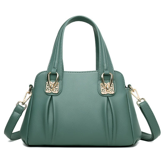 حقائب 2023 حقيبة رسول جديدة للنساء في منتصف العمر وكبار السن من الجلد الناعم بسعة كبيرة حقيبة يد نسائية عصرية