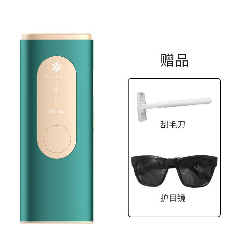 Folding hair removal instrument household IPL laser hair removal instrument beauty salon skin rejuvenation instrument photon pulse freezing point hair removal instrument