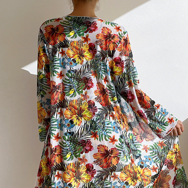 Swimsuit women's three-piece gown split bikini plus size suit sexy foreign trade high waist bikini 2025