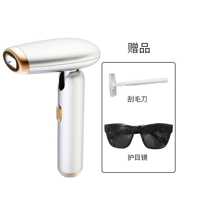 Folding hair removal instrument household IPL laser hair removal instrument beauty salon skin rejuvenation instrument photon pulse freezing point hair removal instrument