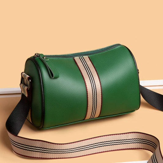 حقيبة نسائية من جلد البقر من الطبقة الأولى عبر الحدود حقيبة كتف كبيرة الحجم عصرية جديدة لعام 2021 حقيبة نسائية جلدية كاجوال