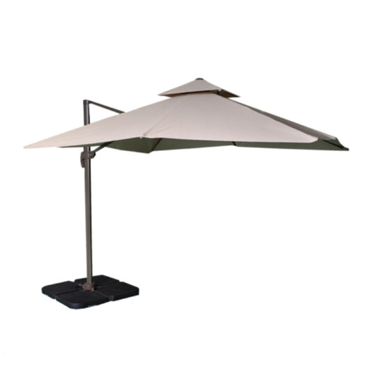 Umbrella Covers For Outdoor Umbrellas Fabric Patio Umbrella Cover Waterproof UV-Resistant Protection For Offset Umbrella & Parasol,3m,Beige