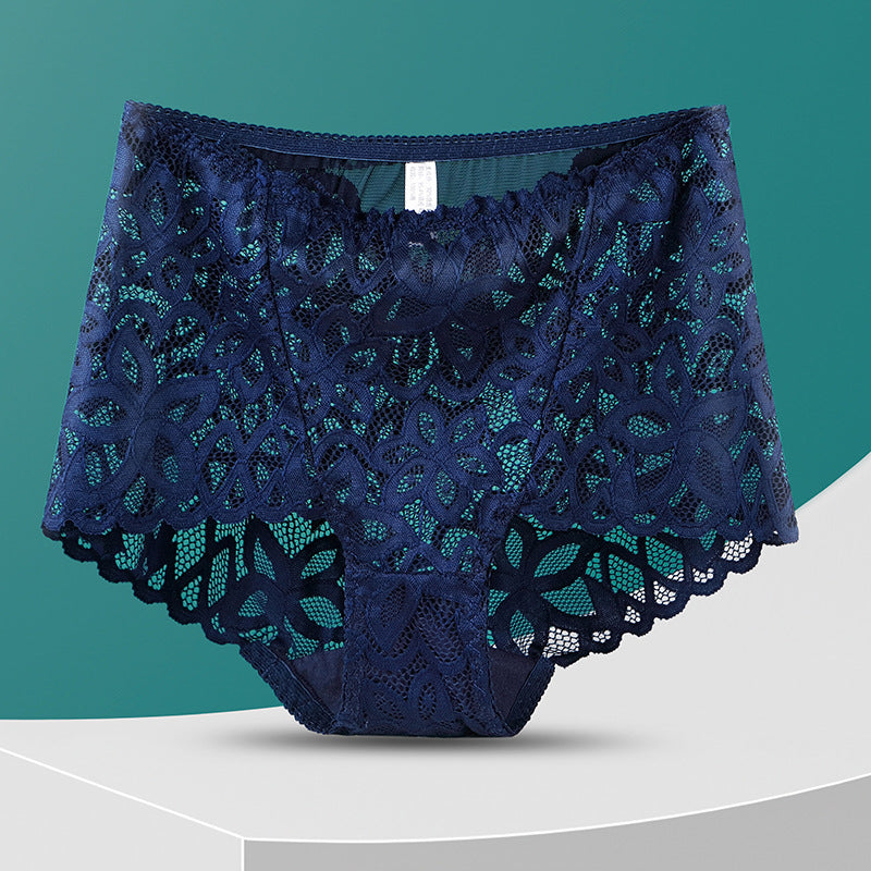 Fashion Women's High-waisted Panties Hollow Out