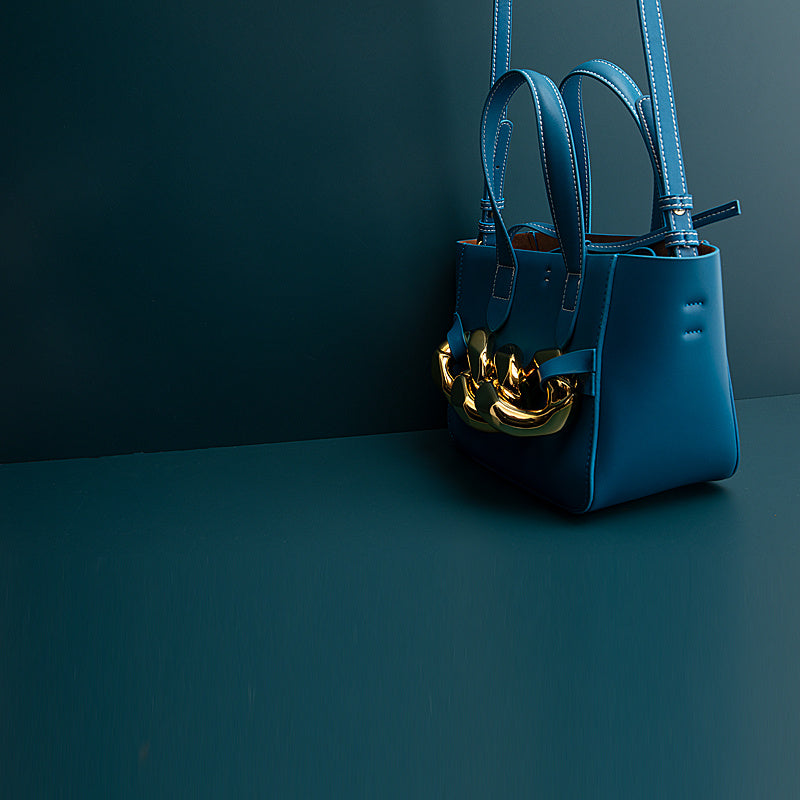 Sac à main à chaîne épaisse au design de niche