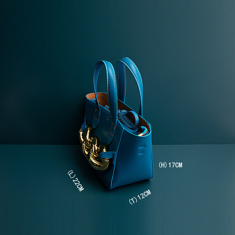 Sac à main à chaîne épaisse au design de niche