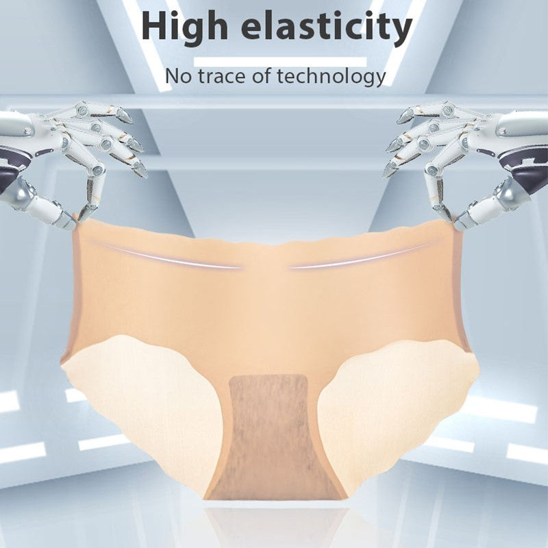 3 قطع ملابس داخلية حريرية بدون درزات للنساء ملابس داخلية مثيرة