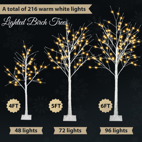 Artificial Tree, Christmas Tree With Warm White Light