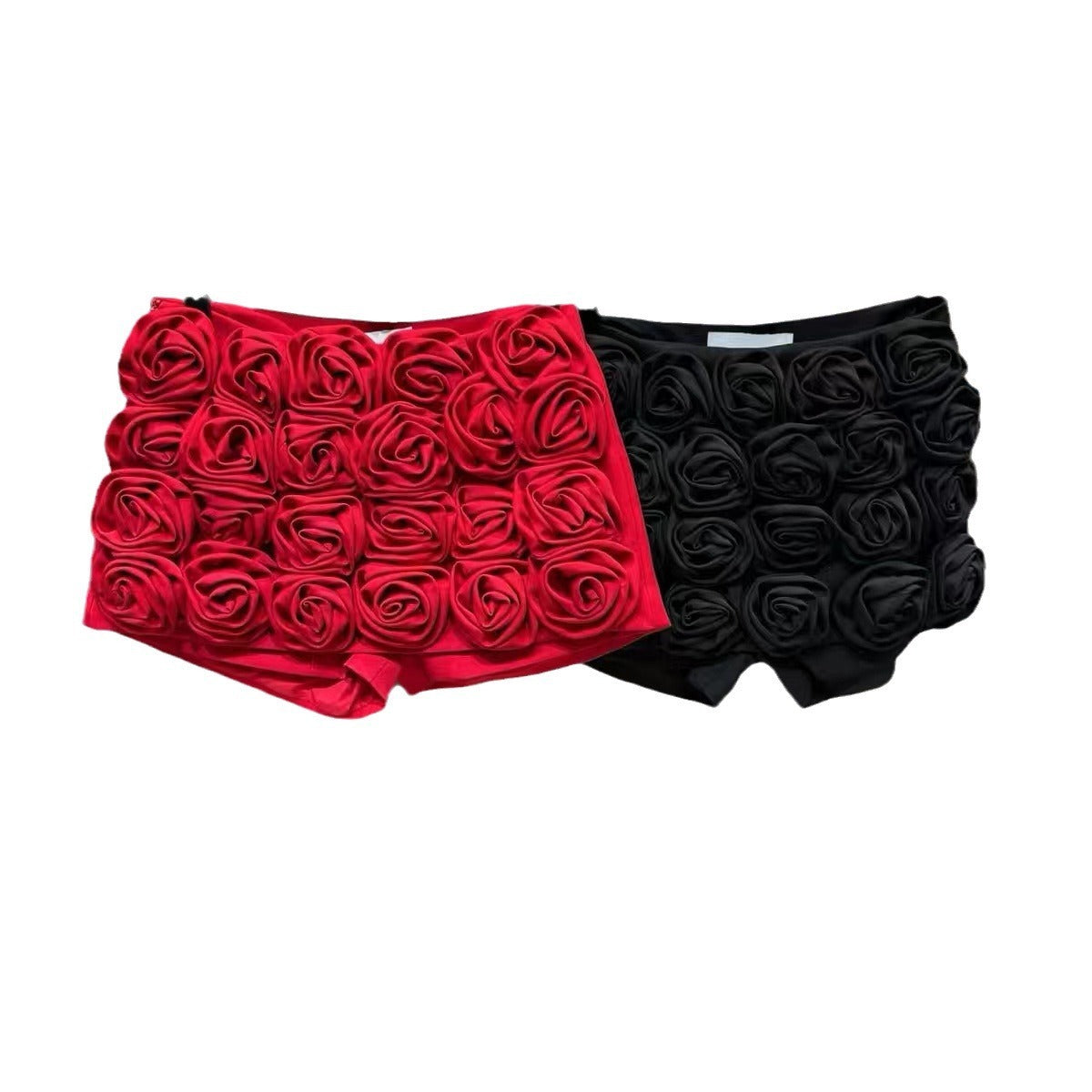 تنورة نسائية مزينة بالزهور ثلاثية الأبعاد