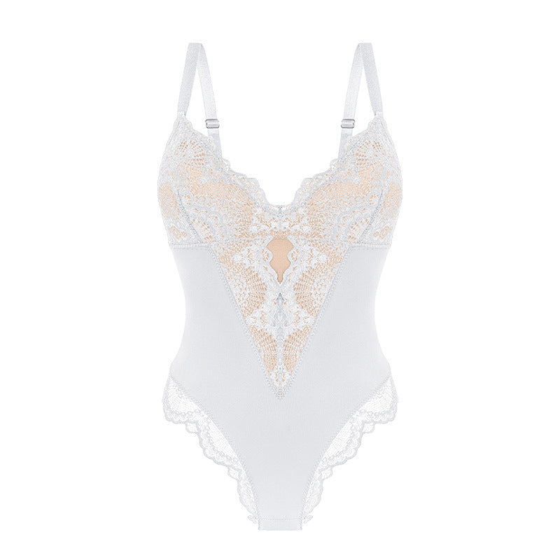 Women's Fashion Personalized Lace One-piece Corset