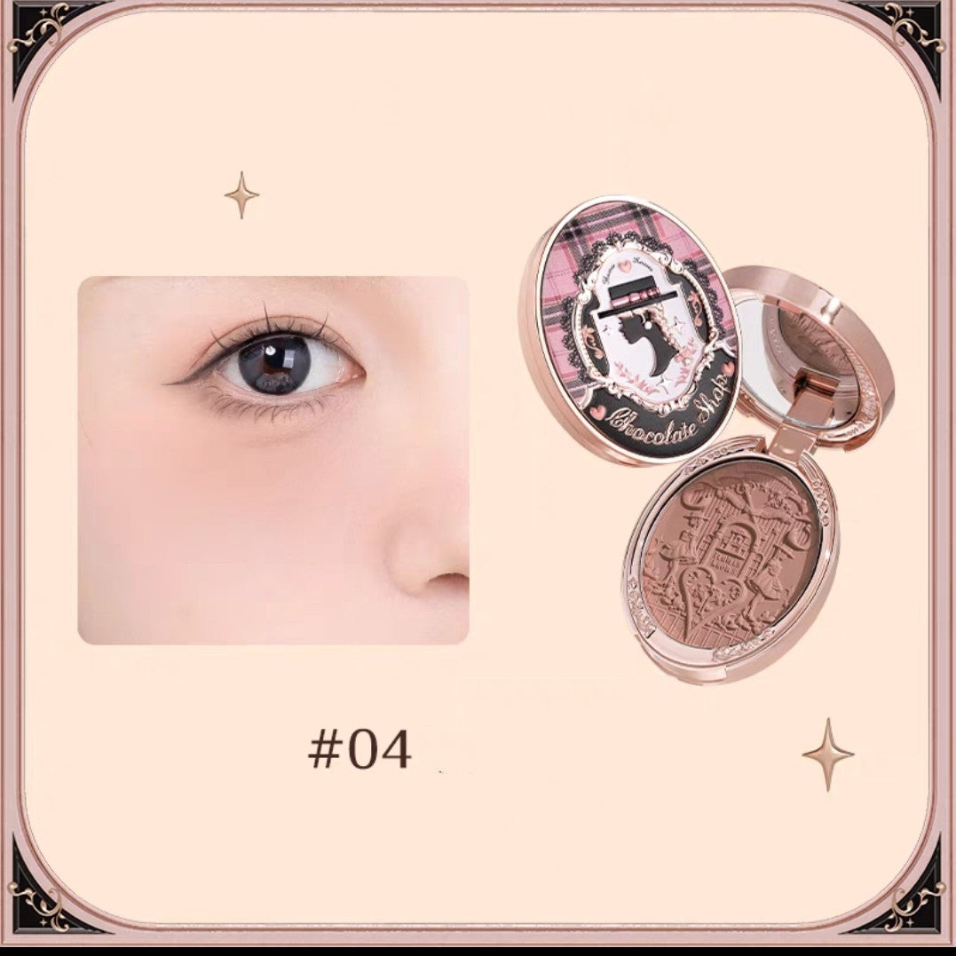 Chocolate Store Embossed Powder Blusher