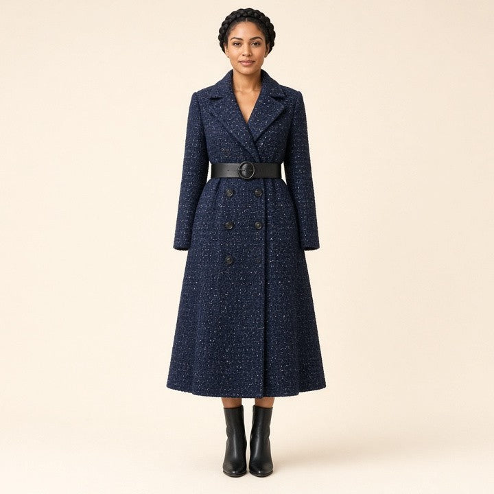 Slim-fit Fashionable Light-luxury Mid-length Coat