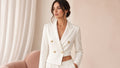 New High-end Double-breasted Cropped Blazer