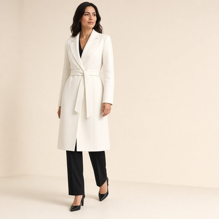 Office Lady Style Slimming Waist Trimming Coat Women's Top