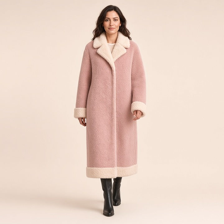Fashionable And Stylish Faux Shearling Coat