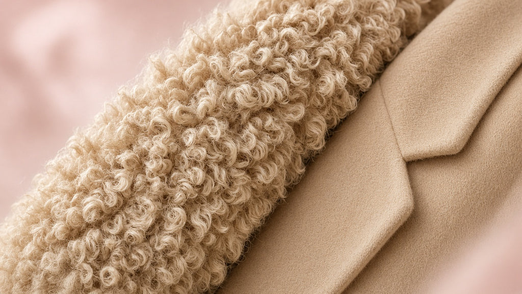 Double Breasted Lamb Fur Coat