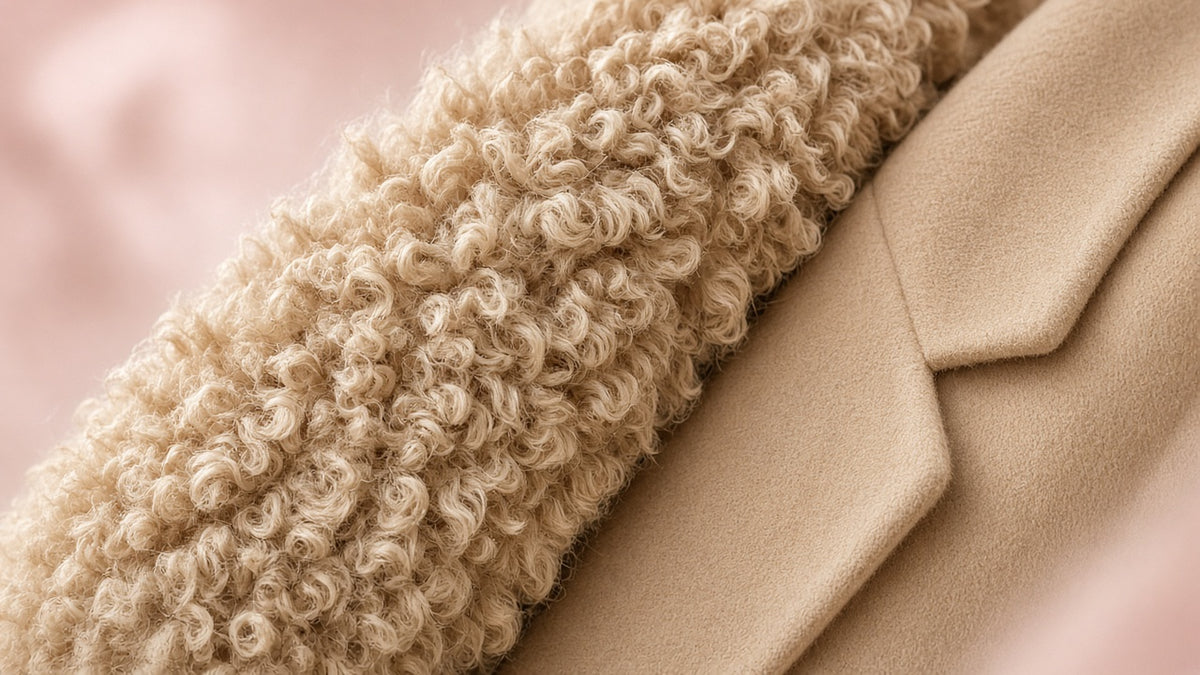 Double Breasted Lamb Fur Coat