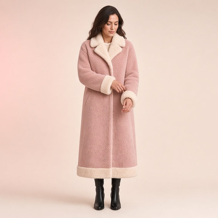 Fashionable And Stylish Faux Shearling Coat