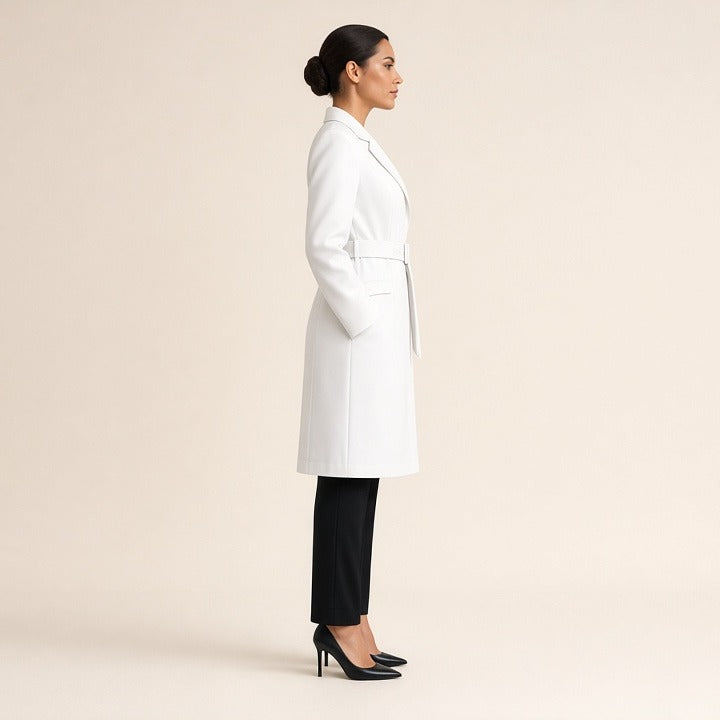 Office Lady Style Slimming Waist Trimming Coat Women's Top