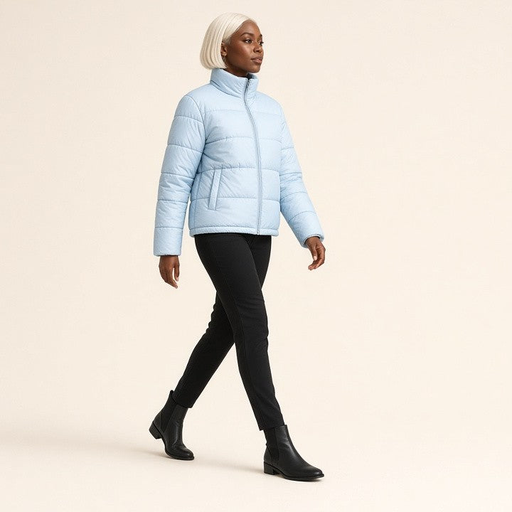 Fashion Plaid Long Jacket With Pockets Autumn And Winter New Style Turndown Collar Woolen Coat Outdoor Women Clothing