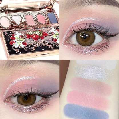 Eye Shadow Palette Strawberry Student Sensual Earth Color Niche