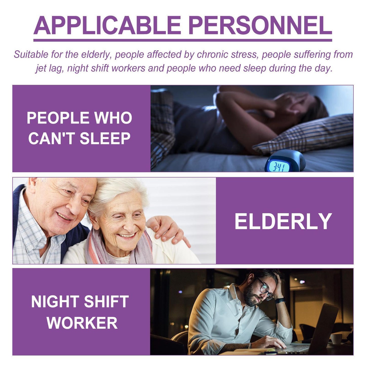 Essential Oil Goodnight Patch, Help You Sleep And Relieve Stress, Fatigue And Discomfort