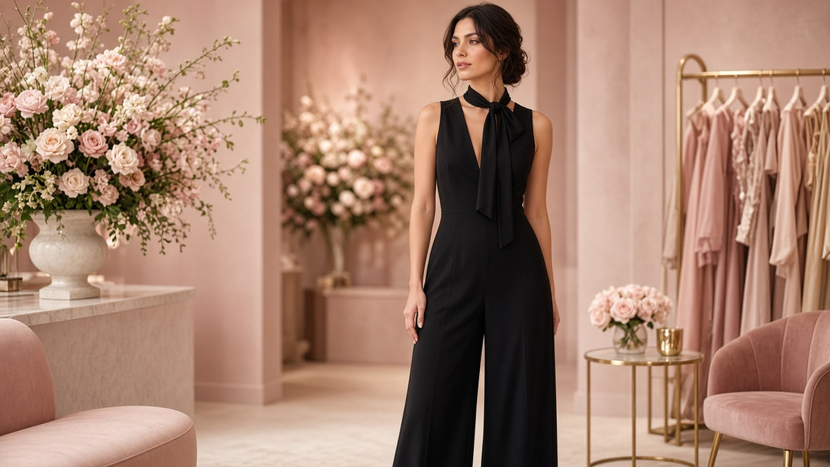 Intelligent-style Women's Polyester Jumpsuit