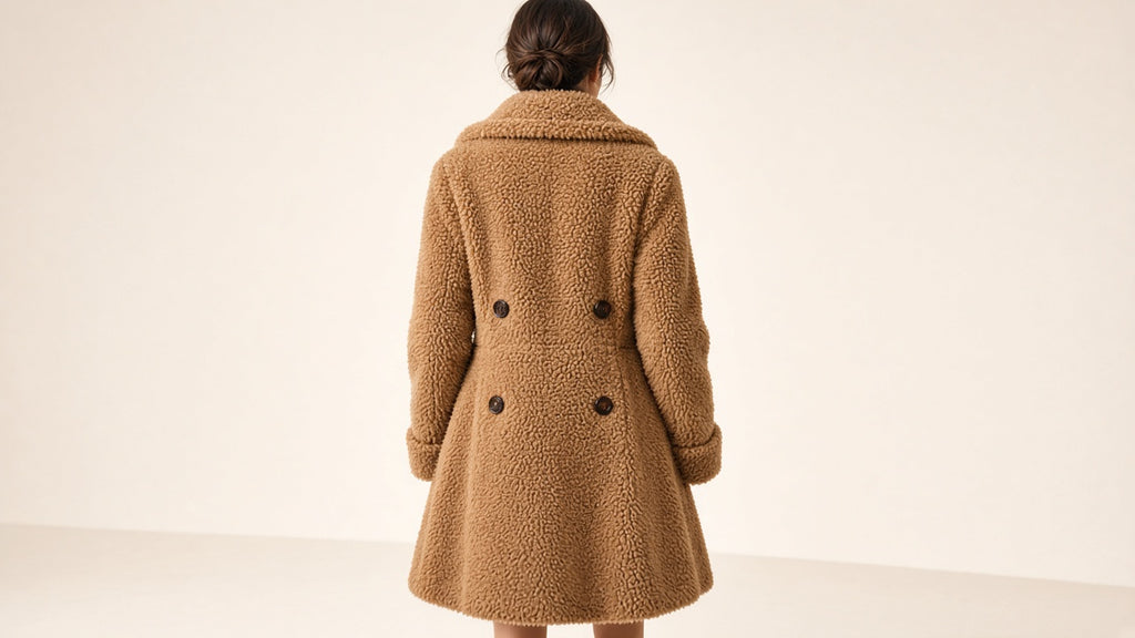 Double Breasted Lamb Fur Coat