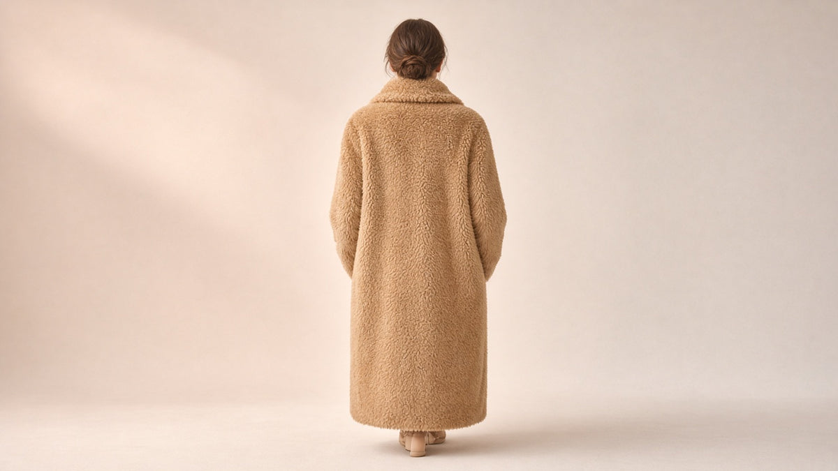 Double Breasted Lamb Fur Coat