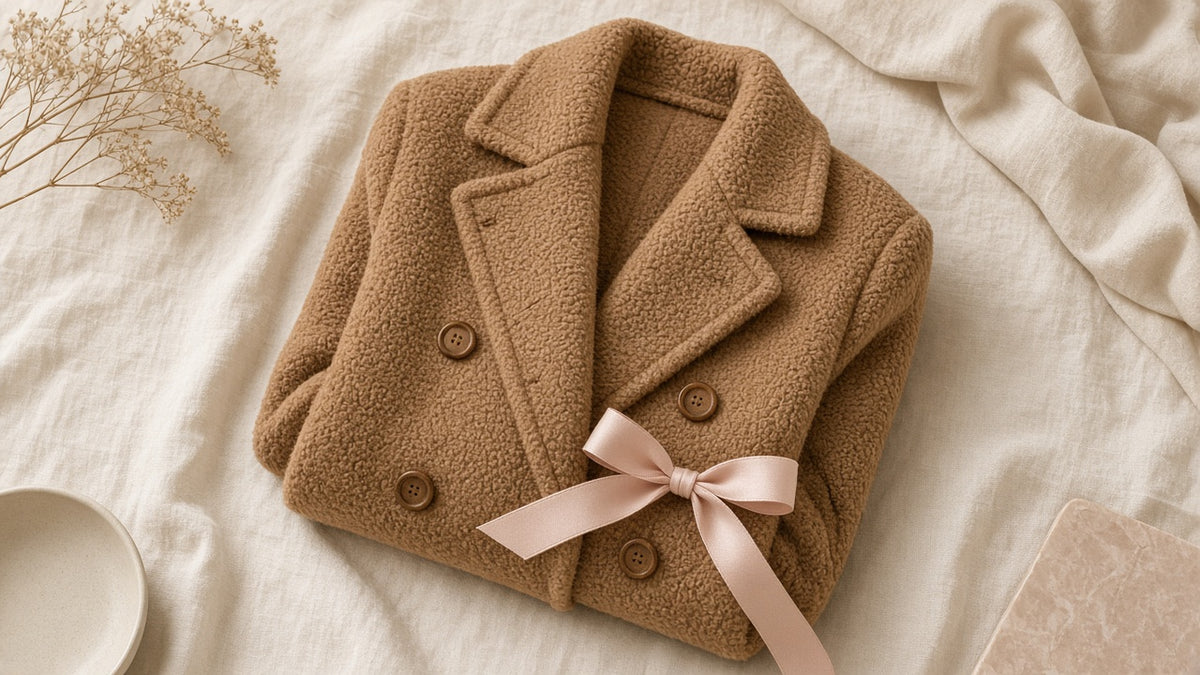 Double Breasted Lamb Fur Coat
