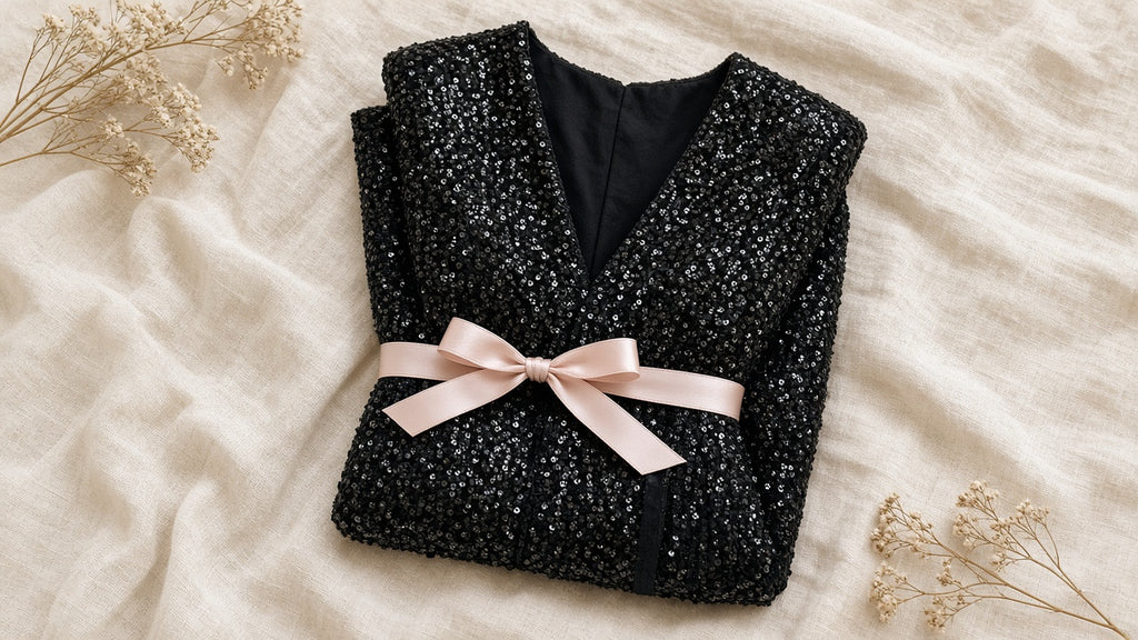 Elegant And Chic Women's Sequined Lapel Jumpsuit
