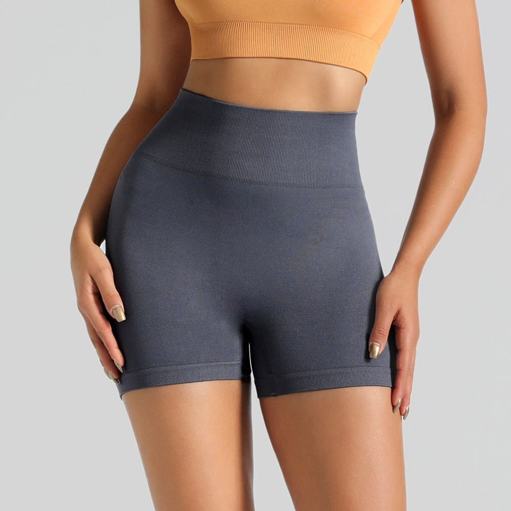 Short de yoga sans couture pour extérieur, levage des hanches, fitness