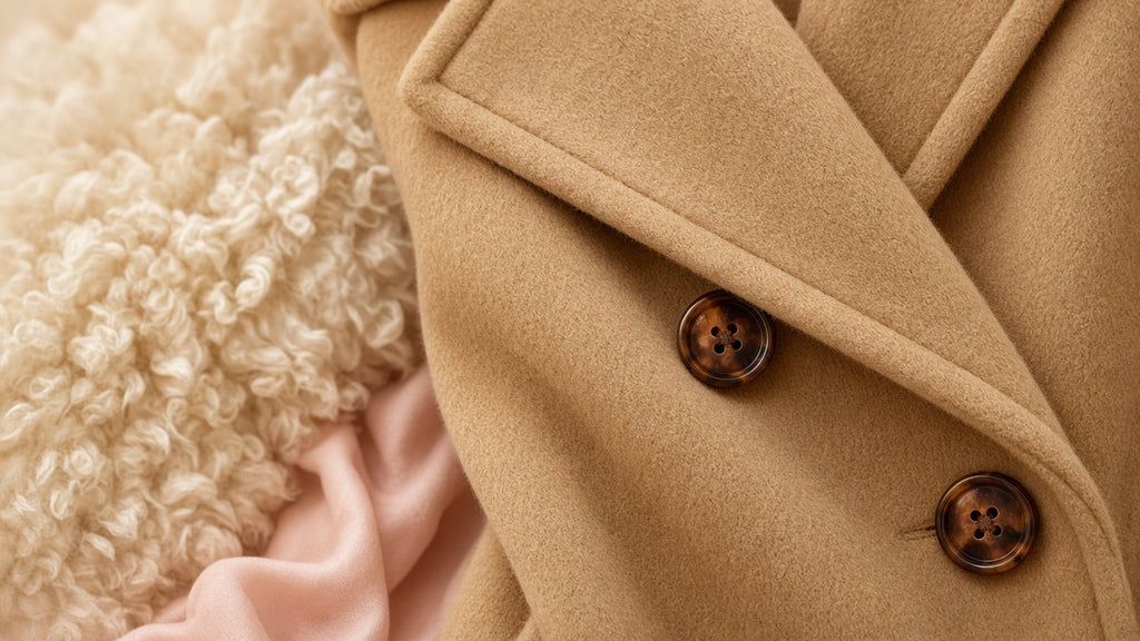 Double Breasted Lamb Fur Coat