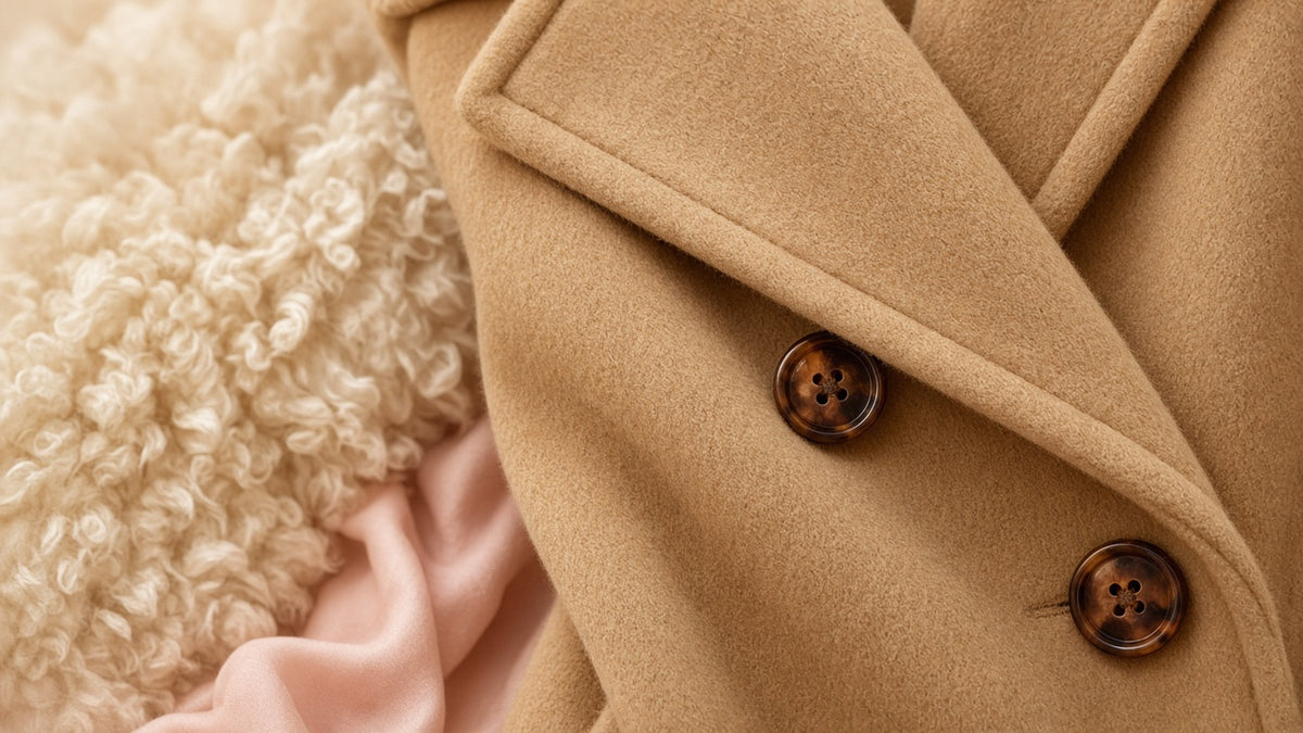Double Breasted Lamb Fur Coat