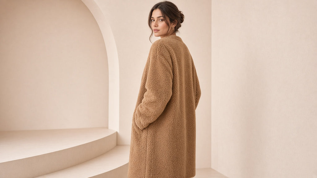 Double Breasted Lamb Fur Coat
