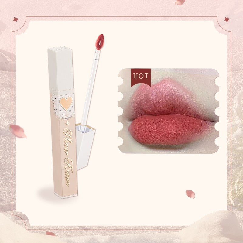 Flower Know Lipstick Circus Dry Rose Color Students